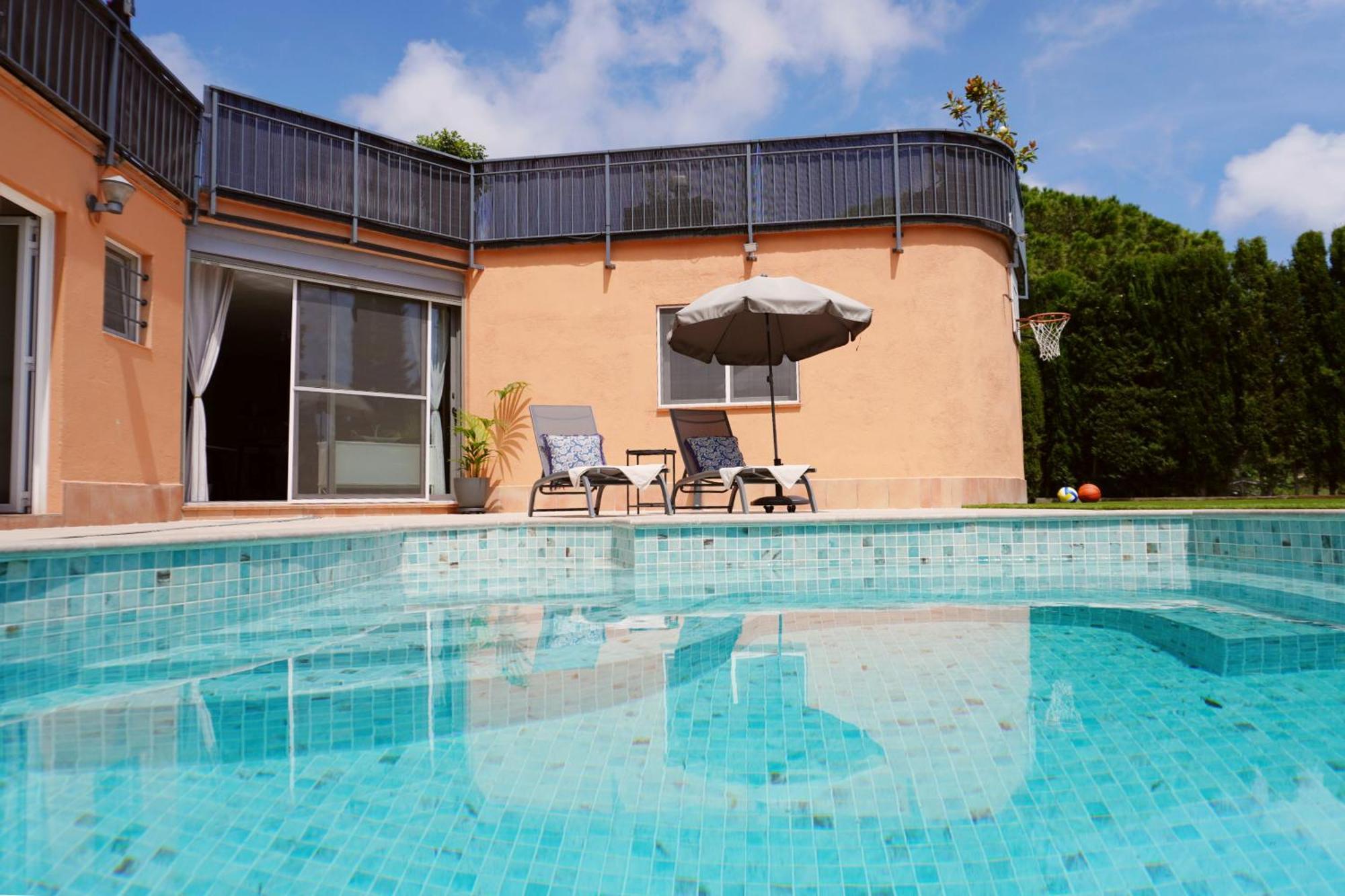 Blueline 25Km Bcn-Piscina, Sauna Y Vistas Al Mar マタロー エクステリア 写真